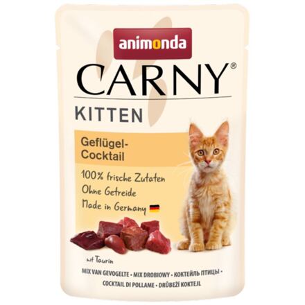 Carny Kitten drůbeží koktejl, kapsička pro koťata 85 g