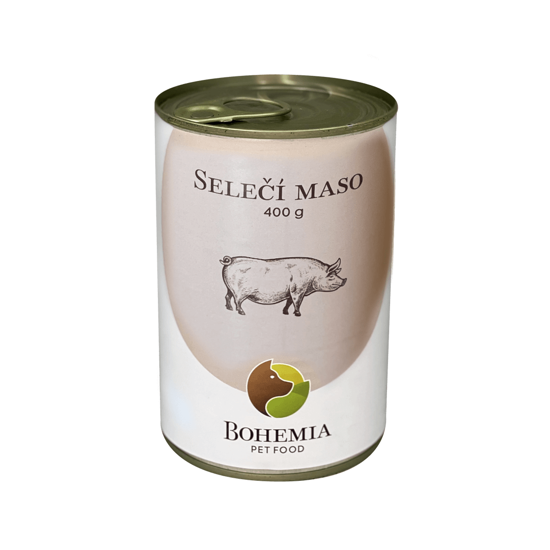 Bohemia Pet Food BOHEMIA Selečí maso ve vlastní šťávě 400g