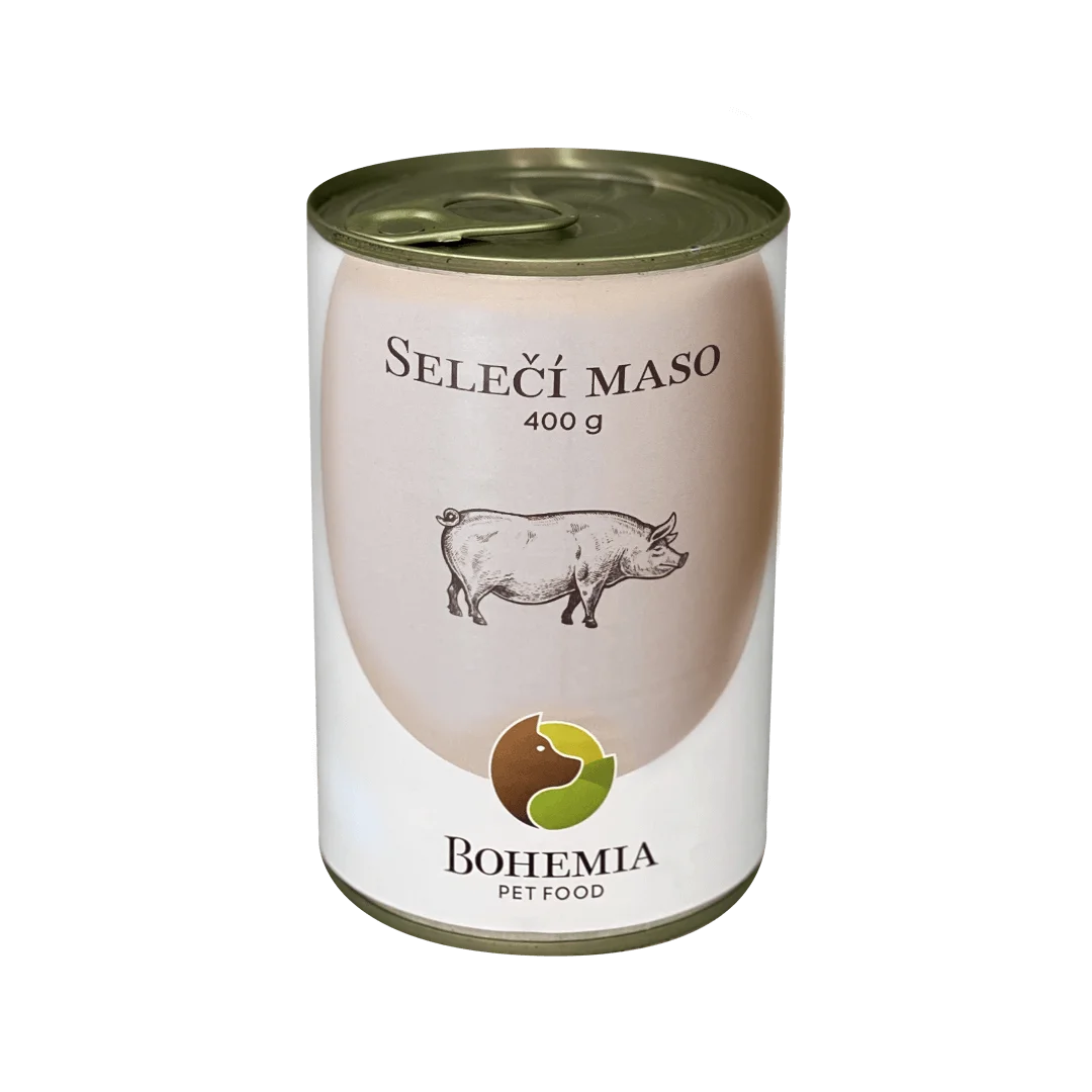 Bohemia Pet Food BOHEMIA Selečí maso ve vlastní šťávě 400g