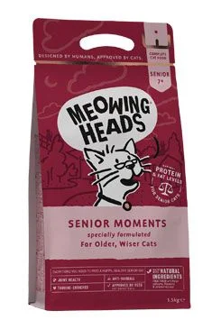 MEOWING HEADS Senior Moments NEW 1,5 kg