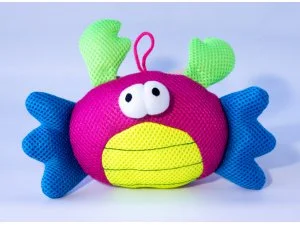 Krab - růžový pískací 25cm