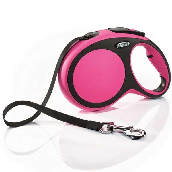 Flexi New Comfort L vodítko pásek 8m/50kg růžová