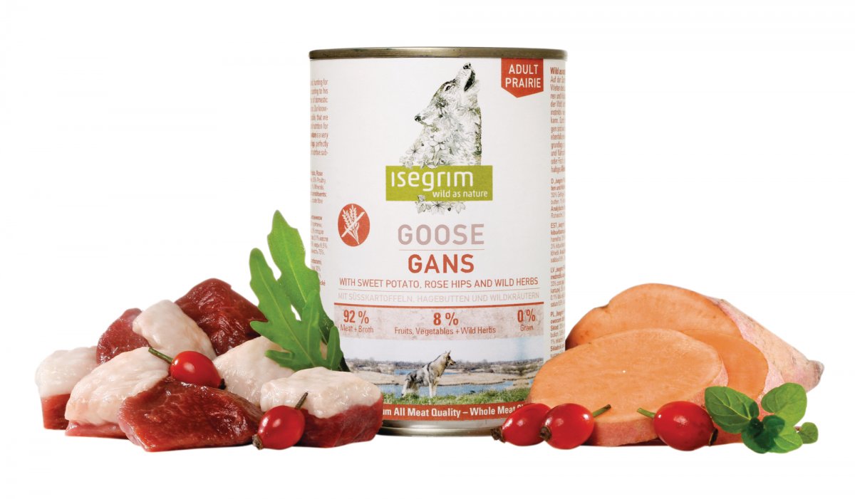 Isegrim ISEGRIM Adult Prairie: Husa s batáty, šípkem a bylinkami 400 g