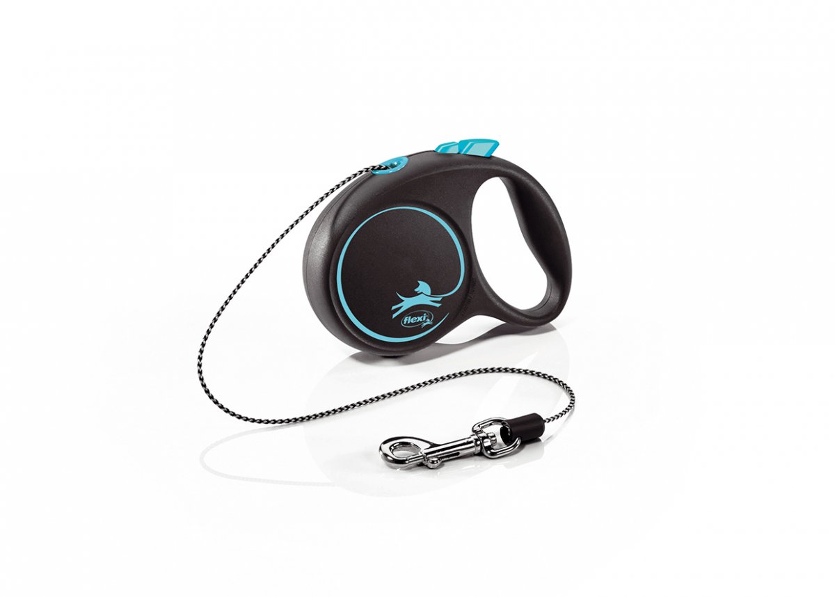 Flexi.de Vodítko Flexi Black Design XS 3m (max 8kg) lanko modré