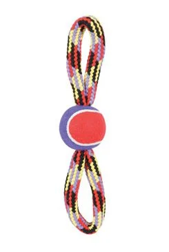 Hračka pes TENNIS BALL ROPE osmička Zolux 36 cm