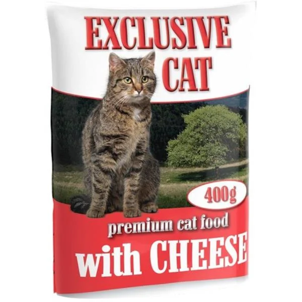Delikan DELIKAN Cat Exclusiv 400g se sýrem