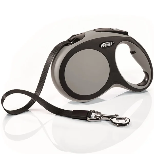 Flexi New Comfort L vodítko pásek 5m/60kg šedá