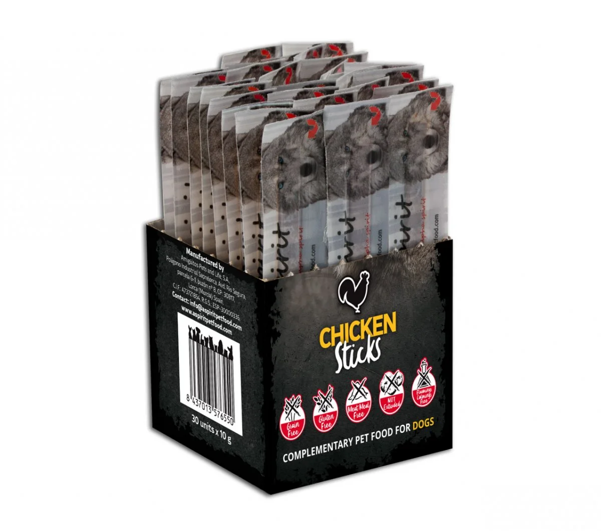 Alpha Spirit Dog Chicken Sticks 30 ks