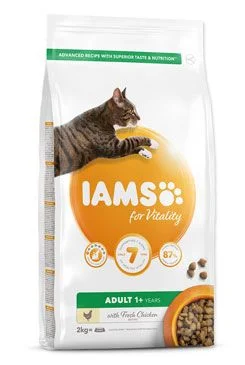 IAMS for Vitality Adult Cat Food with Fresh Chicken 2 kg