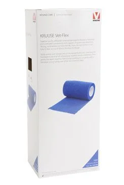 KRUUSE Obinadlo elast. Vet-Flex 7,5cm x 4,5m modr Kruuse 10ks