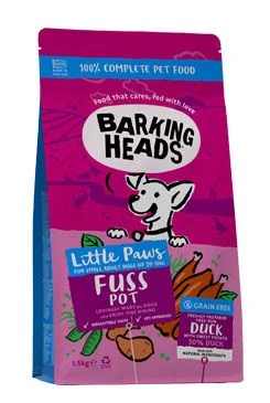 BARKING HEADS Little Paws Fuss Pot Duck 1,5 kg