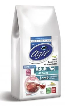 Agil Adult Sensitive Grain Free Lamb,Venision 10 kg
