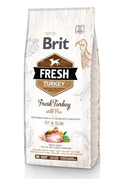 Brit Fresh Turkey with Pea Adult Fit & Slim 12 kg