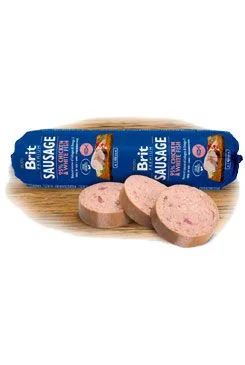 Brit Sausage Chicken & White Fish New  800 g