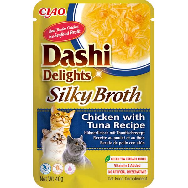 Churu Dashi Delights Silky kaps. kuře a tuňák 40 g