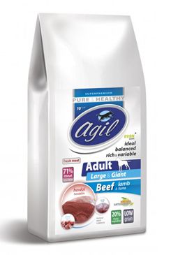 AGIL ADULT LARGE & GIANT, BEEF & lamb & tuna 10kg