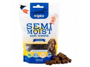 FRIGERA NV. FRIGERA HIGH PROTEIN Kostičky pštros - bezlepkové - poloměkké 165g(kar.10ks