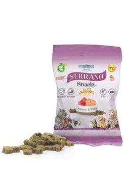 Serrano Snack Cat AntiHairball Salmon & Tuna 50g