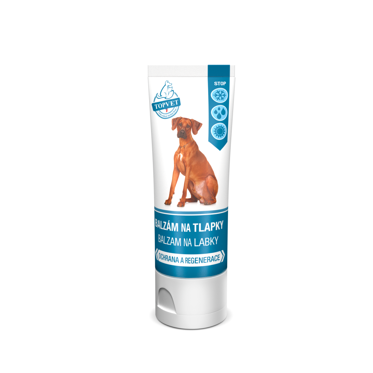 TOPVET Balzám na tlapky 100ml veter.přípravek