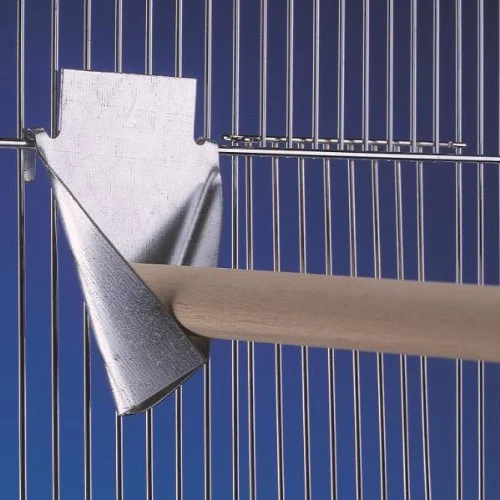 Nobby kovový bržák na bidlo do klece 8 x 10,5 cm