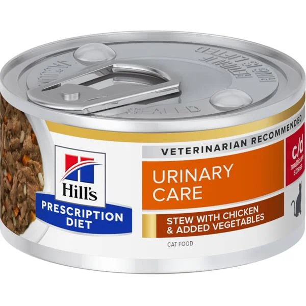 Hill's Precription Diet Hill's Prescription Diet Feline Stew c/d Urinary Stress kuře a zelenina konzerva 82 g