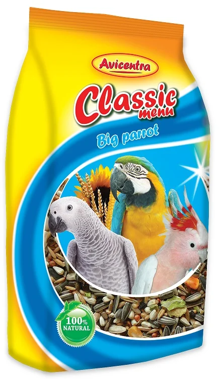 Avicentra Classic menu velký papoušek  1kg
