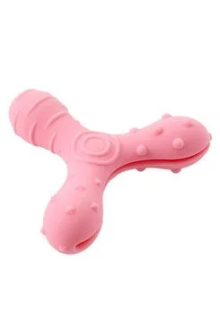 Hračka pes BUSTER Flex Star 13 cm růžová