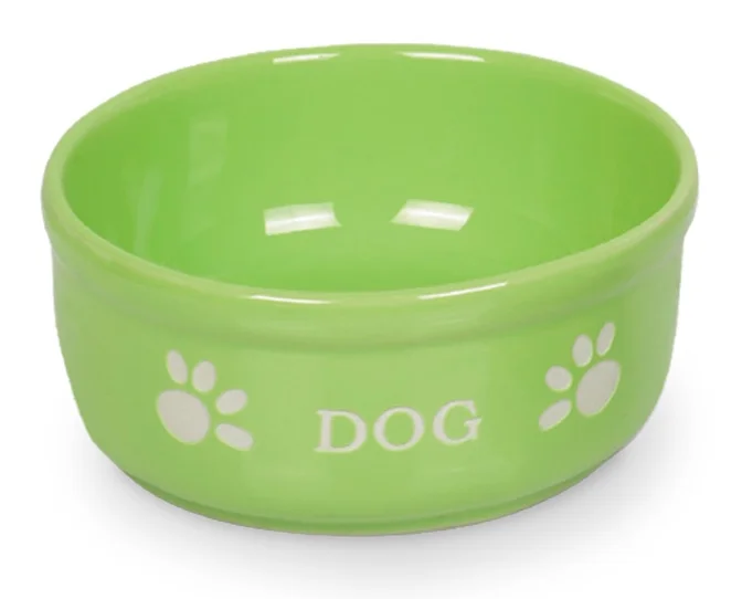 Nobby DOG zelená miska 15,5 x 6,5 cm