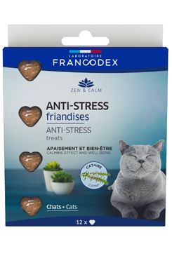Francodex Pochoutka Anti-Stress pro kočky  12 ks