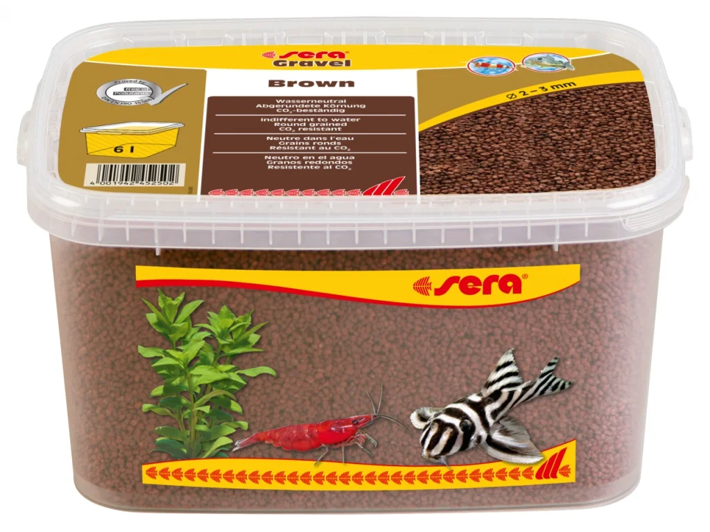 sera GmbH sera Gravel Brown 6l (O 2 až 3 mm)