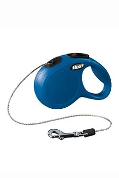 Vodítko FLEXI Classic NEW lanko 3 m/ 8 kg modrá
