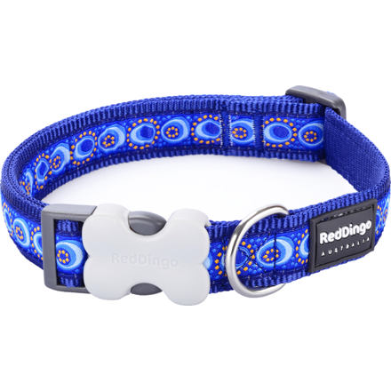 RedDingo Obojek Cosmos Dark Blue - 1,2/20 až 32cm