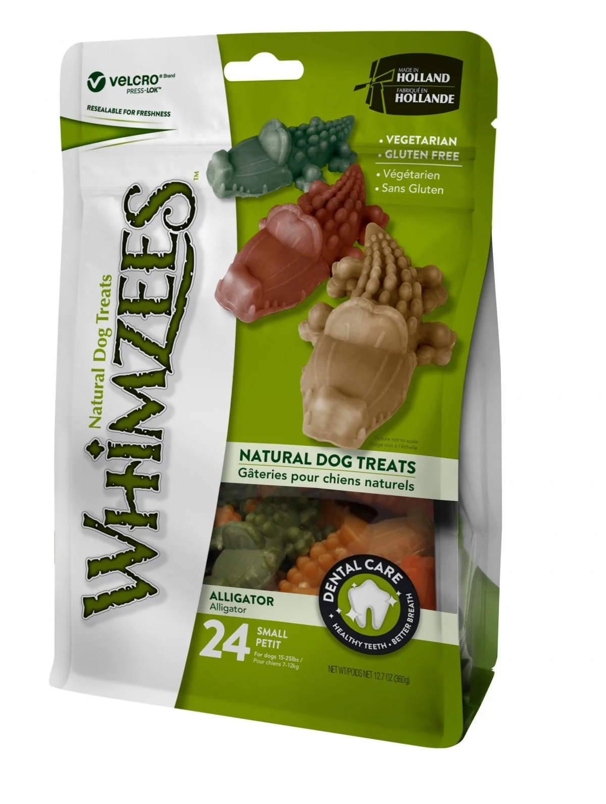 Whimzees Dental Aligator S 15g 24ks