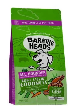 BARKING HEADS All Hounder Bowl Lickin Good Lamb 2kg 2kg
