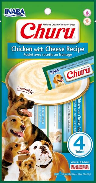 Churu dog snack kuře a sýr 4x14 g