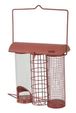 Krmítko venkovní TRIO kov Zolux červená