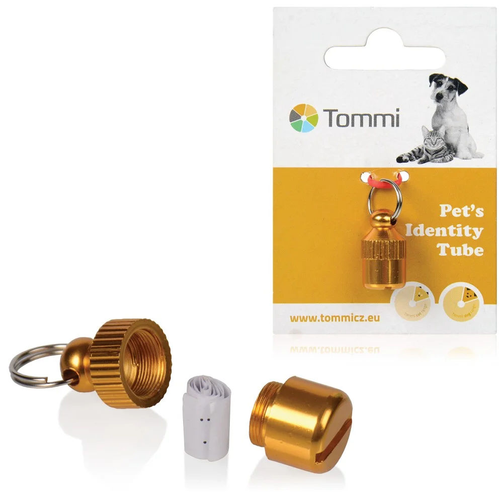 Kovový adresář zlatý - 1ks 01222