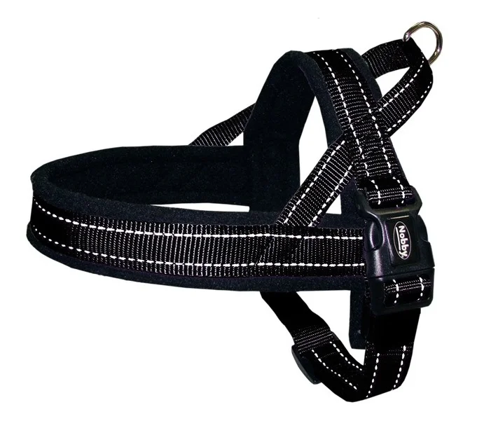 Nobby Classic Reflect Soft norský reflexní postroj černý S