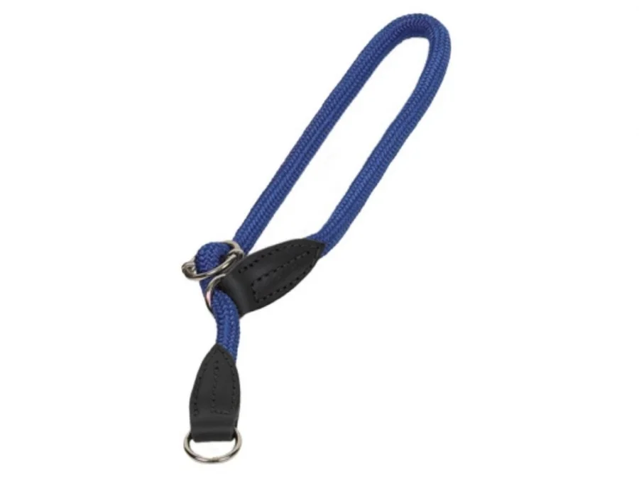 Nobby FUN Royal kulatý polostahovací obojek XS-S 40cm modrá