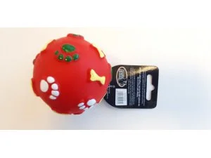 HRAČKY SALAČ Míček červený - VINYL 8.5cm (100/1)