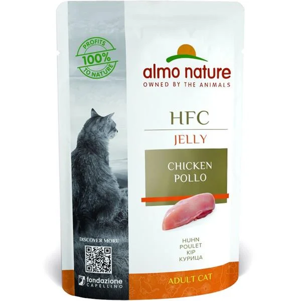 Almo Nature cat kaps. Jelly-kuře 55g