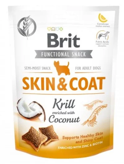 Brit Care Dog Functional Snack Skin&Coat Krill  150 g