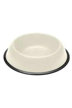 Miska kovová protiskluz MIRA Ivory 1,5 l/28 cm