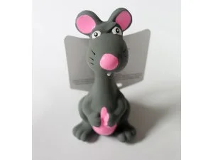 HRAČKY SALAČ Myšák pískací - LATEX 13cm (144/1)