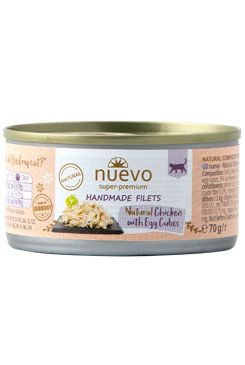 Nuevo kočka Handmade kuře s vejcem konz. 70 g