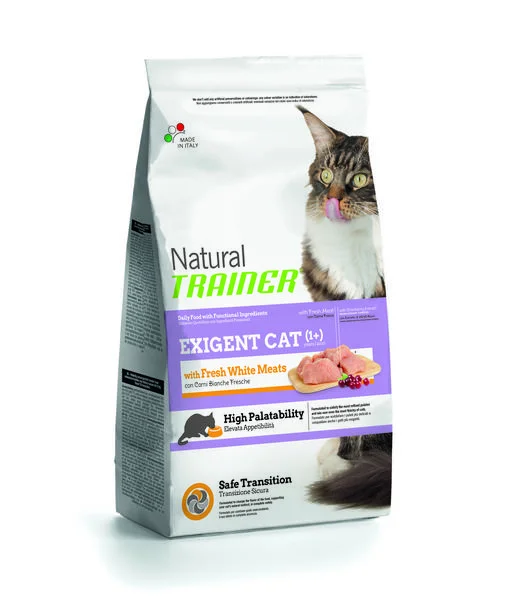 TRAINER Natural Cat Exigent drůbeží maso 1,5kg