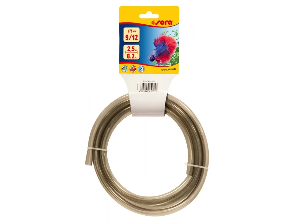 sera GmbH sera pružná hadice na vodu 9/12 2,5 m šedá