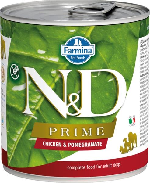 N&D DOG PRIME Adult Chicken & Pomegranate 285 g + 1 ks  ZDARMA