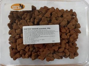 FAUNAKRAM Pet Food Dánsko Kostičky masové poloměkké 500g