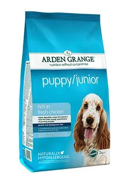 Arden Grange Dog Puppy/Junior rich in fresh Chick. 2kg